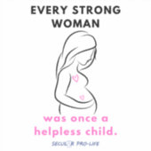 すべての強い女性 シール (正面)