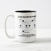 すべての後の勉強の量子物理学事をすることができます ツートーンマグカップ (左)