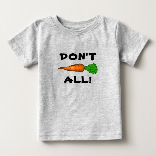 すべての復活祭をニンジンで ベビーTシャツ (正面)