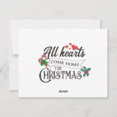 すべての心がクリスマスに帰る シーズンカード (裏面)