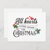 すべての心がクリスマスに帰る シーズンカード (正面/裏面)