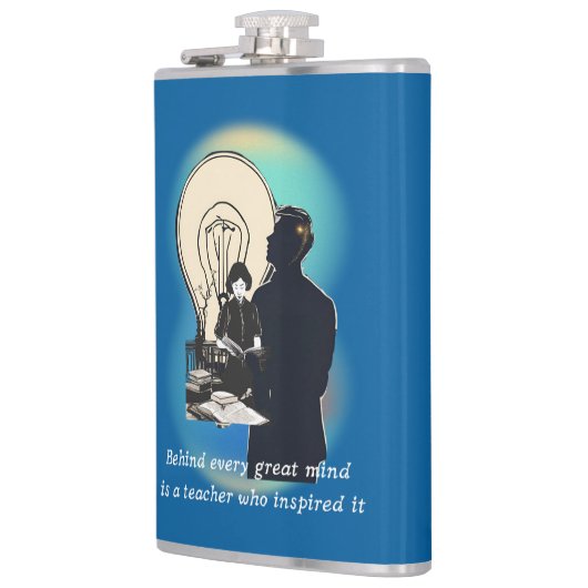 すべての心素晴らしの背後にある先生はインスパイア フラスク (左)