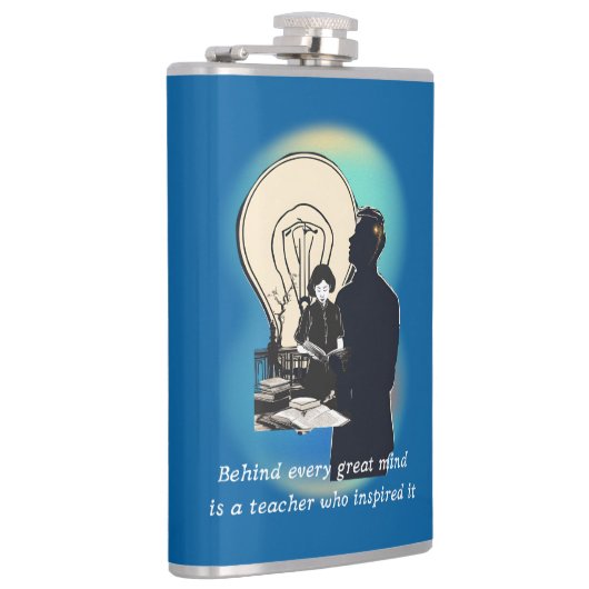 すべての心素晴らしの背後にある先生はインスパイア フラスク (右)