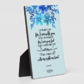 すべての必要に対する神の約束 – Isa.41:10 フォトプラーク (側面)