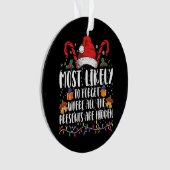 すべての忘れプレゼントがある場所に最も多い オーナメント (正面)