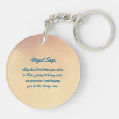 すべての思い煩いを、神にゆだねなさい。 - 1ペテロ 5:7 キーホルダー (裏面)