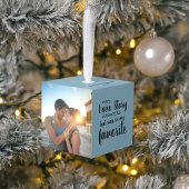 すべての恋愛物語が美しい4枚 キューブオーナメント