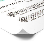 すべての恵みが流れる神を賛美する ポスター (角)