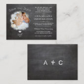 すべての情報を含む日付カードをミニ保存 ロイヤリティカード (正面/裏面)