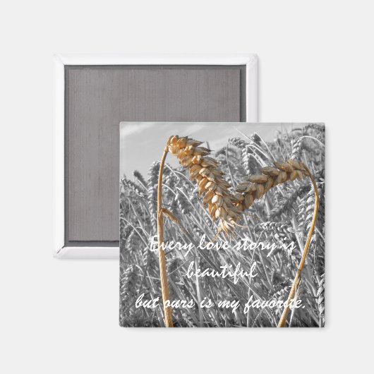 すべての愛の物語は美しい引用文磁石 マグネット (正面/裏面)
