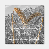 すべての愛の物語は美しい引用文磁石 マグネット (正面)