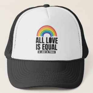 すべての愛は平等プライドLGBT平等の権利レインボー キャップ