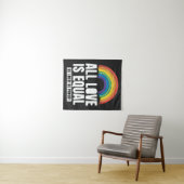 すべての愛は平等プライドLGBT平等の権利レインボー タペストリー (インサイチュ(横))