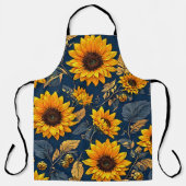 すべての感じ食事最高傑作:ヒマワリ エプロン (正面)