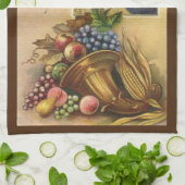 すべての感謝祭の恩恵はThine キッチンタオル (折り畳み)