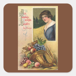 すべての感謝祭の恩恵はThine スクエアシール