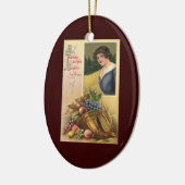 すべての感謝祭の恩恵はThine セラミックオーナメント (左)