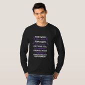 すべての戦いに勝ち、ドメスティック暴力認識度D Tシャツ (正面フル)