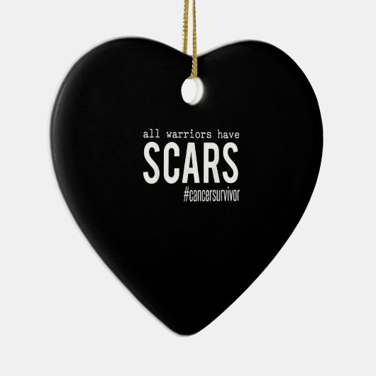 すべての戦士が傷病生存者支援Giを持っている セラミックオーナメント (右)