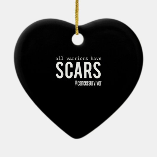 すべての戦士が傷病生存者支援Giを持っている セラミックオーナメント (裏面)