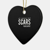 すべての戦士が傷病生存者支援Giを持っている セラミックオーナメント (左)