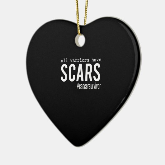 すべての戦士が傷病生存者支援Giを持っている セラミックオーナメント (左)