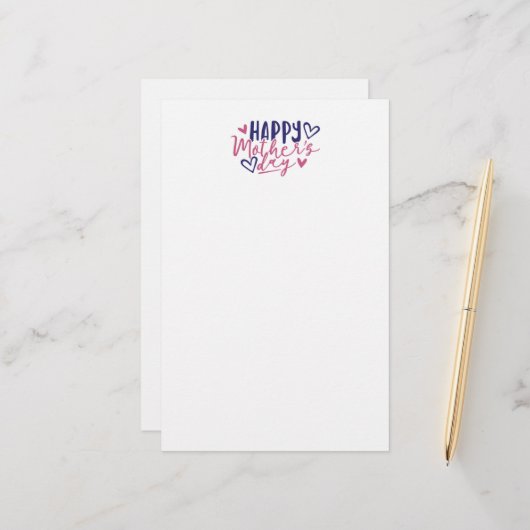 すべての手紙の中の愛 便箋 (正面/裏面インサイチュ)