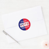 すべての投票が問題 ラウンドシール (封筒)