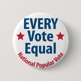 [すべての投票を均等にする]ボタン 缶バッジ