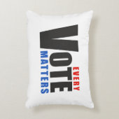 すべての投票事項 – あなたの投票はあなたの力である アクセントクッション (正面(垂直))