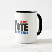 すべての投票事項 – あなたの投票はあなたの力である マグカップ (正面右)