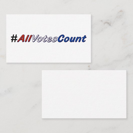 すべての投票数名刺 名刺 (正面/裏面)