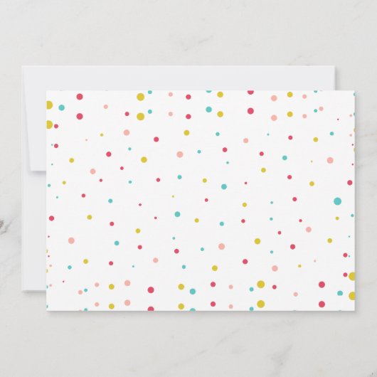 すべての描パーティー動物サファリ誕生日 招待状 (裏面)