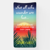 すべての放浪者が迷っているわけではない 面白いクルーズドア 横断幕 (縦)