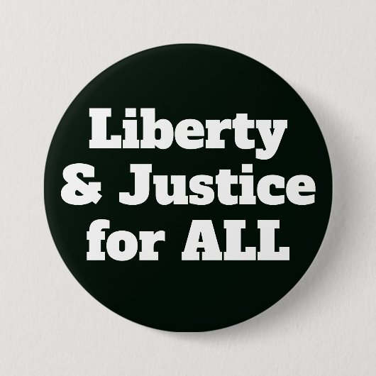 すべての政治の自由と正義 缶バッジ (正面)