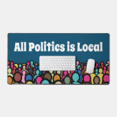 すべての政治はローカル2024 デスクマット (キーボード&マウス)