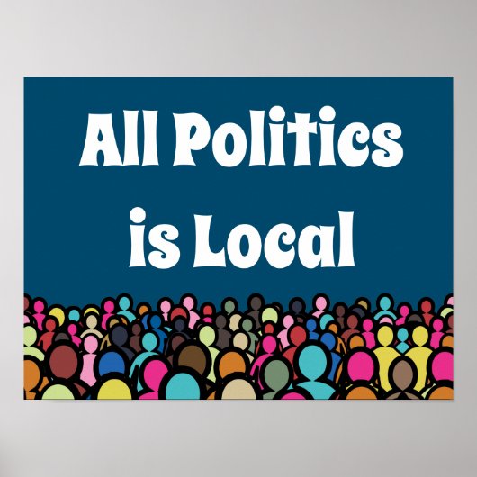 すべての政治はローカル2024 ポスター (正面)
