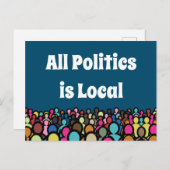 すべての政治はローカル2024 ポストカード (正面/裏面)