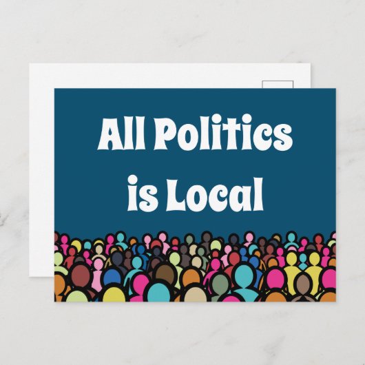 すべての政治はローカル2024 ポストカード (正面/裏面)