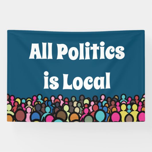 すべての政治はローカル2024 横断幕 (横)