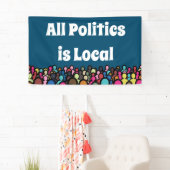 すべての政治はローカル2024 横断幕 (インサイチュ)