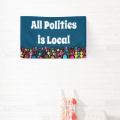 すべての政治はローカル2024 横断幕 (インサイチュ)