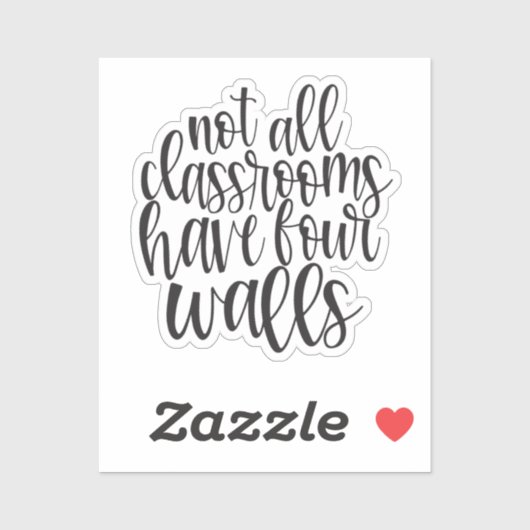 すべての教室は4つの壁ホームスクールを持っていない シール (シート)