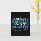 すべての数式に優しさを組み込む　数学　モティバ カード (黄色い花)