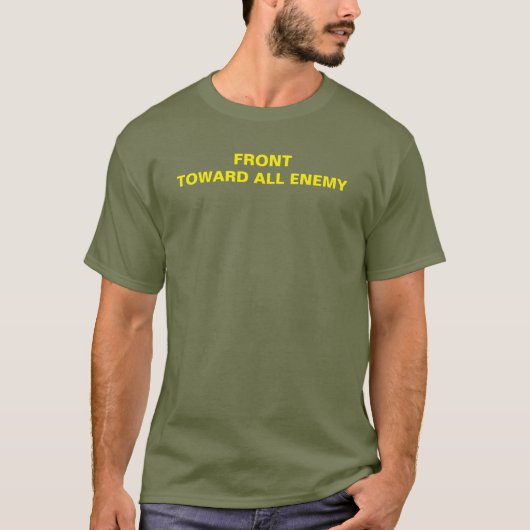 すべての敵の軍隊Tシャツに向けて前面 Tシャツ (正面)