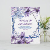 すべての文化の神の詩の文房具パーソナライズされた化 (スタンド正面)