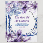 すべての文化の神の詩の文房具パーソナライズされた化 (正面/裏面)