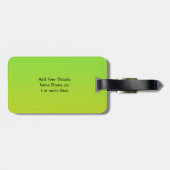 すべての文字の変更,フェアディンクムオーストラリア国旗のマップ ラゲッジタグ (裏面横)