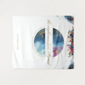 すべての文字をカスタマイズする、天写真の背景 タペストリー (正面(横))