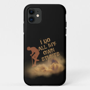 すべての文字を変更する自分のスタントをスクーター iPhone 11 ケース